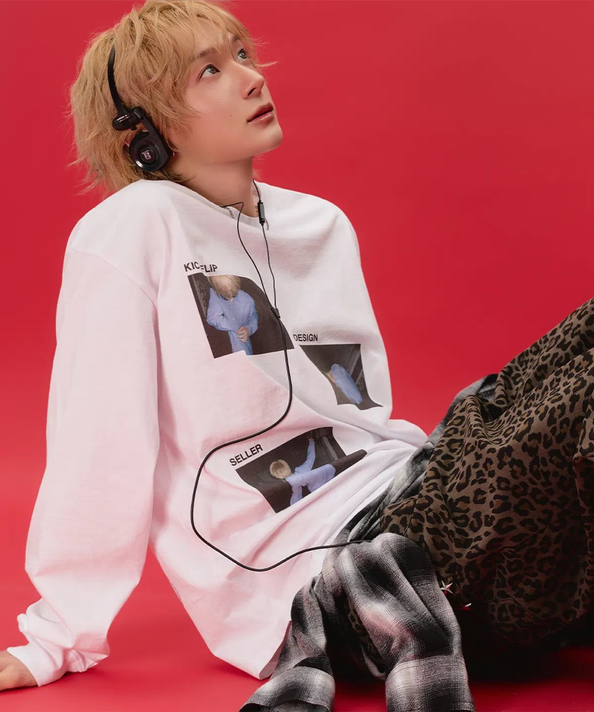 CAVISH × KickFlip Donghwa My First Pic LS Tee