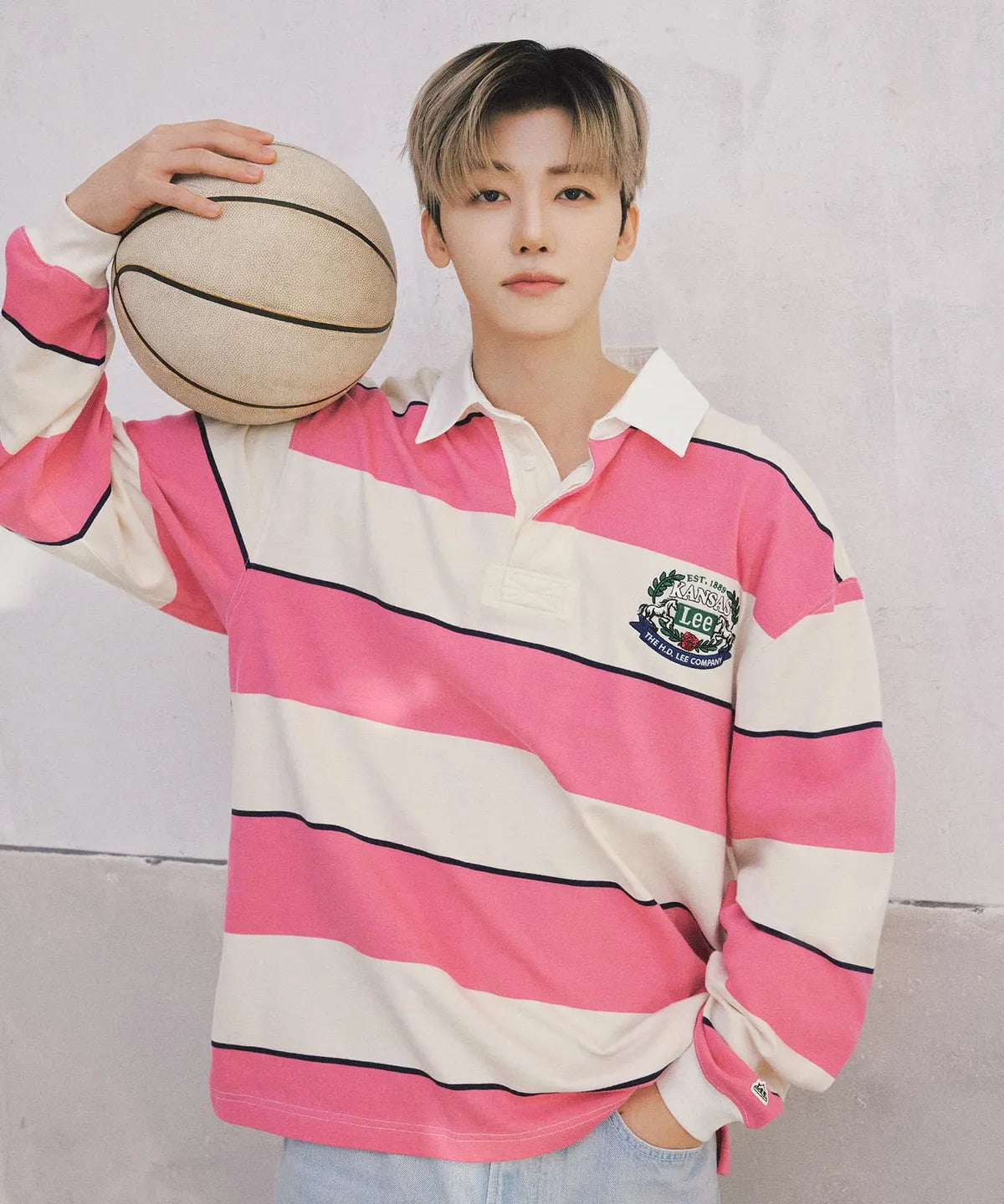 [NCT Jaemin Pick] Lee Rugby Long Sleeve T-Shirt