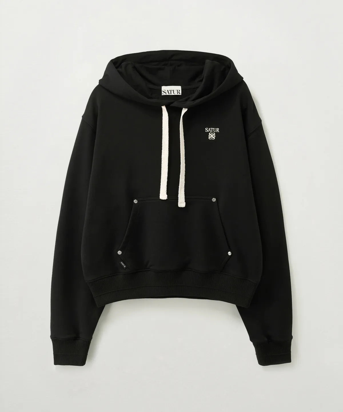 [Riize Pick] 26SS Satur Loren Small Logo Rivet Hoodie