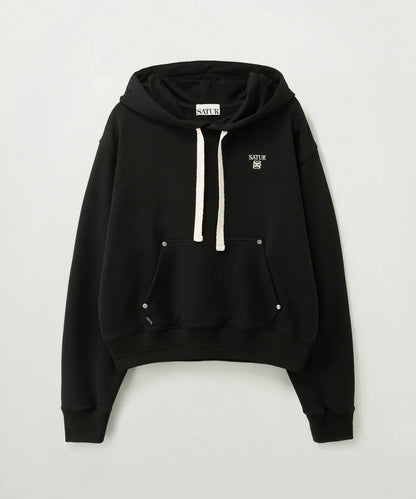 [Riize Pick] 26SS Satur Loren Small Logo Rivet Hoodie