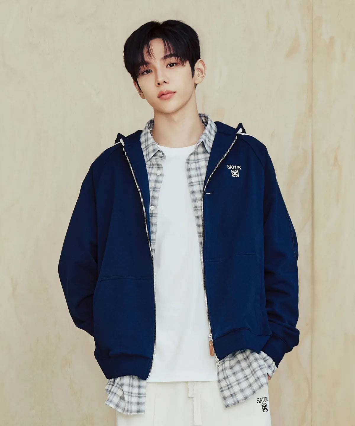 [Riize Pick] 26SS Satur Loren Small Logo Hood Zip-Up