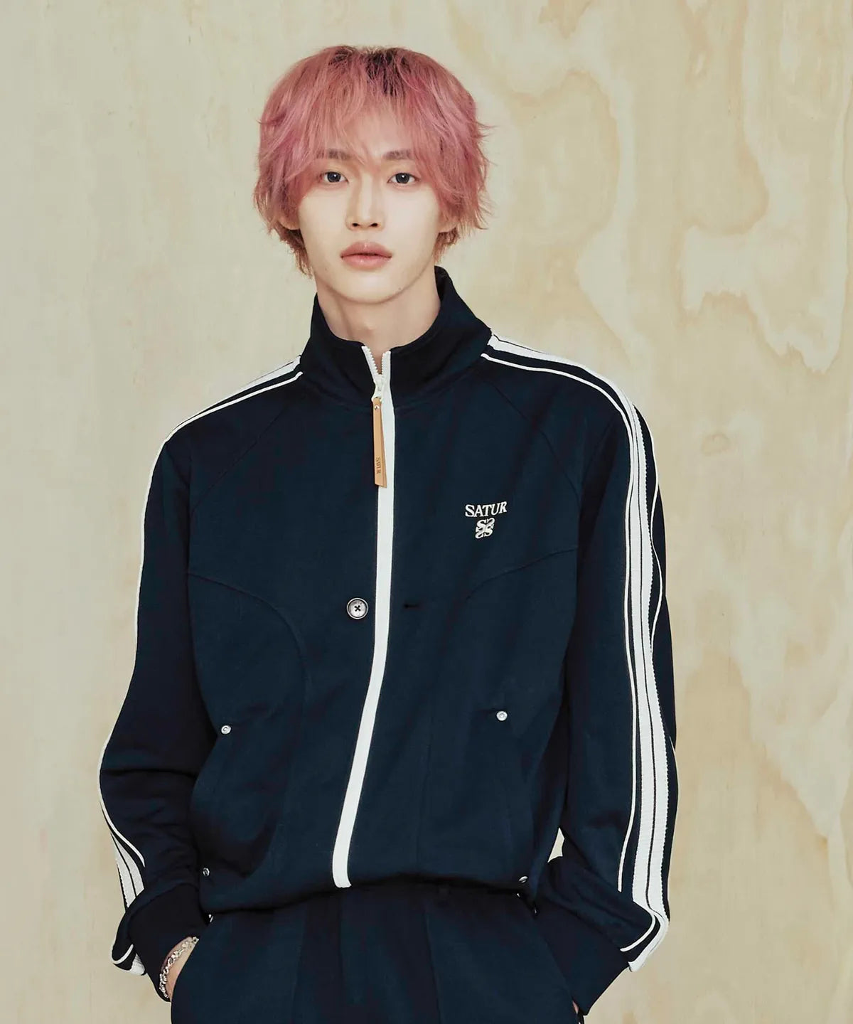Riize Pick] 26SS Satur Essential Lawton Track Zip-Up Jacket