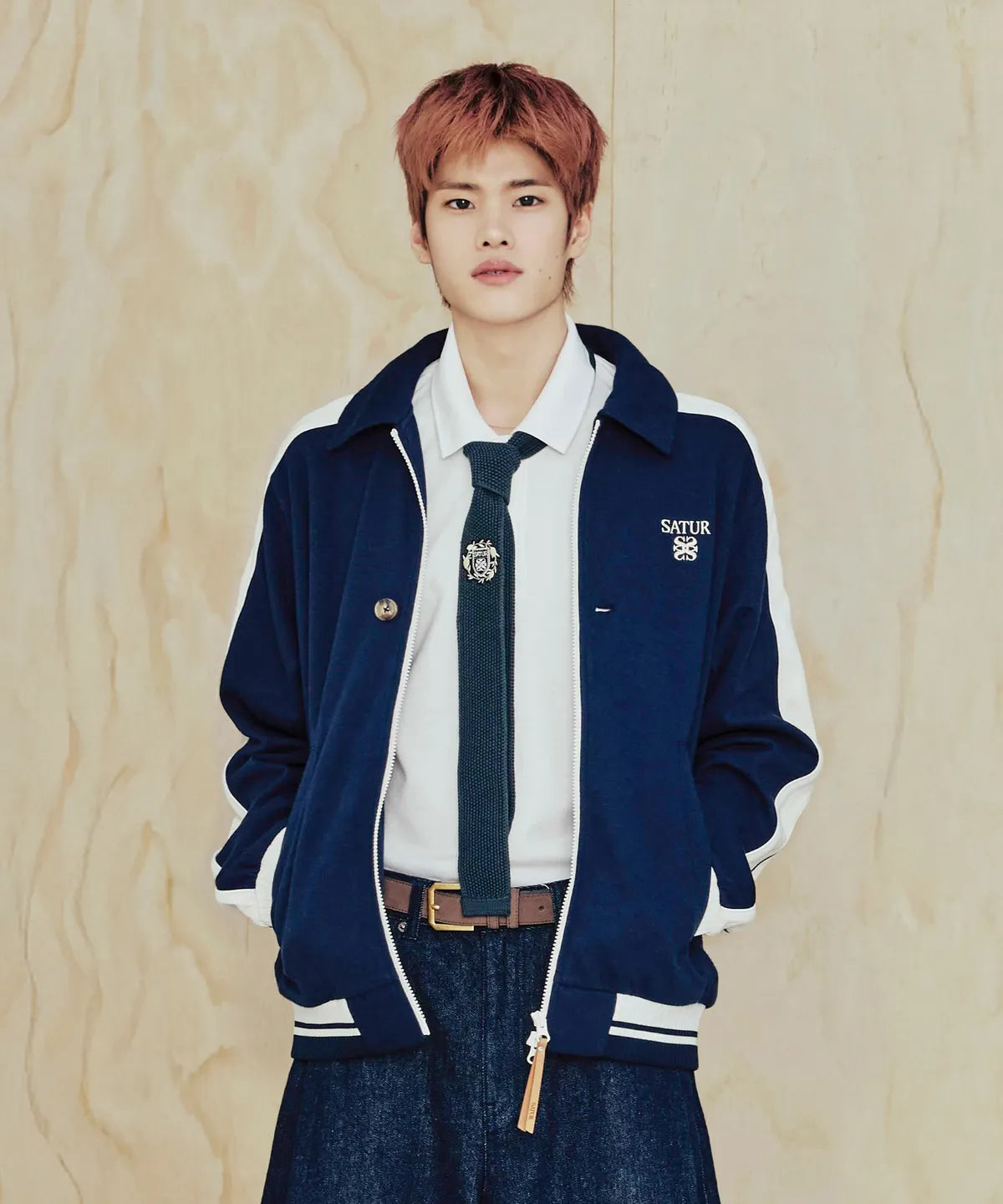 [Riize Pick] 26SS Satur Lawton Lining Collar Track Zip-Up Jacket