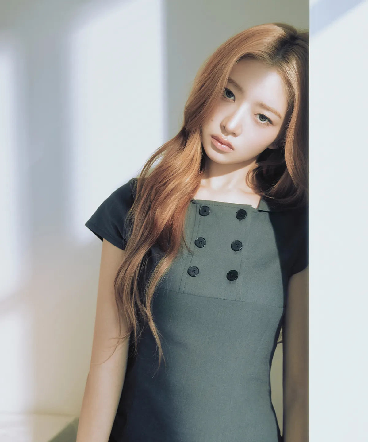 [Ive Rei Pick] Miseki Seoul Double Button Shirts Top