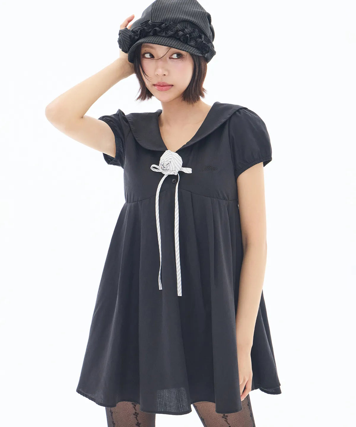 [SINGLE'S INFERNO KIM GO-EUN PICK] - ILLIGO Sailor Collar One-Piece