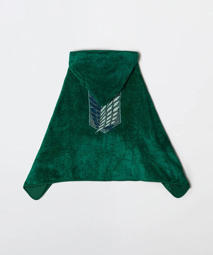 [Attack on Titan] SPAO Hooded Blanket_Green