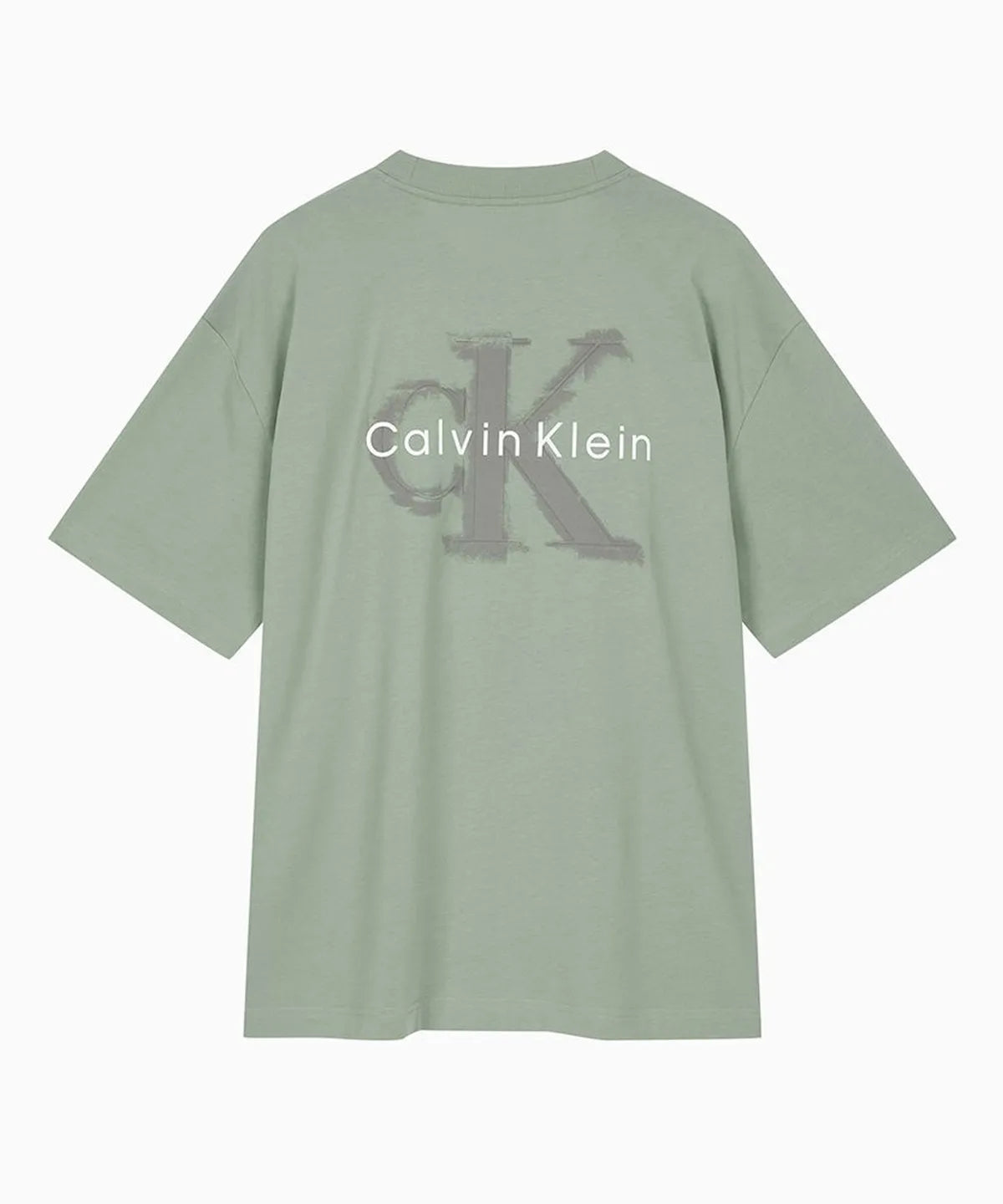 [LNGSHOT Worn] Calvin Klein Oversized Embossed Monologo Short Sleeve T-shirt