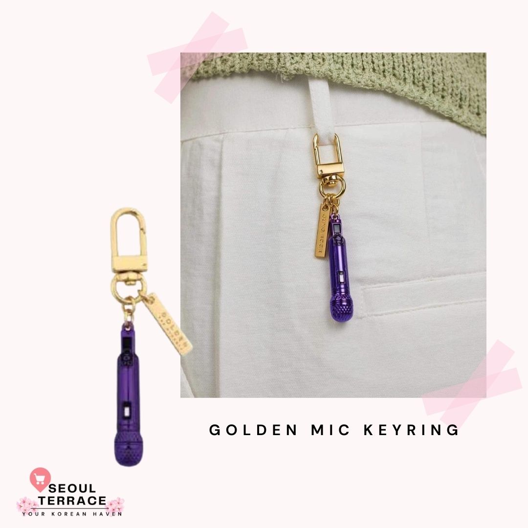 BTS Jungkook - Golden : The Moments Mic Keyring