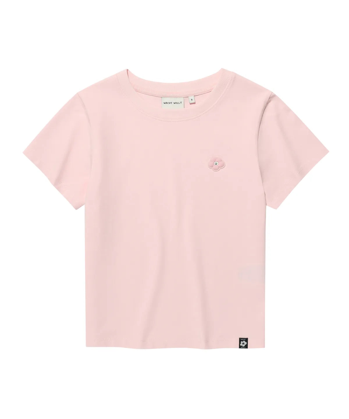 [Aespa Giselle Worn] 26SS Wacky Willy Women's Lily Crop Short Sleeve T-Shirt