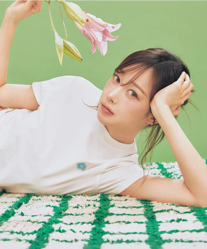 [Aespa Giselle Worn] 26SS Wacky Willy Women's Lily Crop Short Sleeve T-Shirt