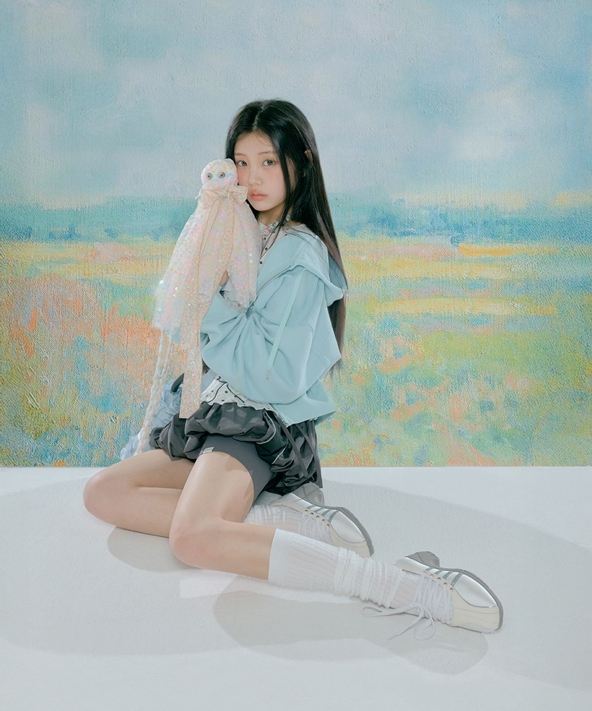 ILLIT x ROCKFISH WEATHERWEAR -  BLISS HEEL LACEUP SNEAKERS