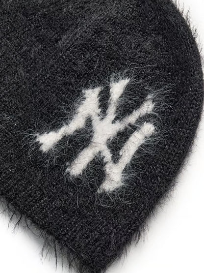 [TWS Dohoon Worn] MLB Hairy No-Rip Beanie New York Yankees