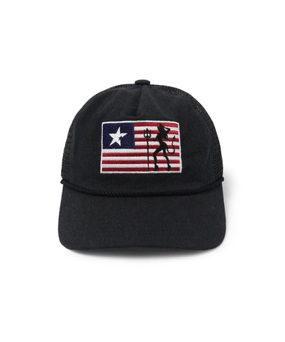 [Blackpink Jennie Worn] OY BADLANDS FLAG TRUCKER CAP