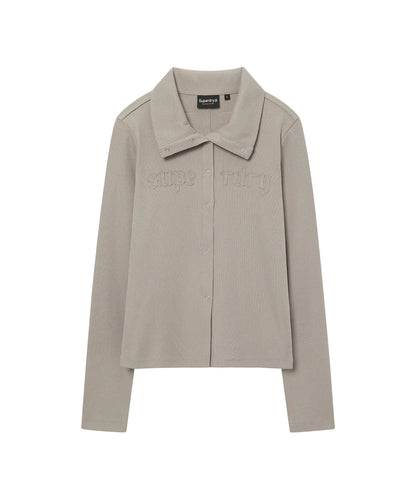 [Illit Yunah Pick] 26SS Superdry Women's Rib Cardigan Beige