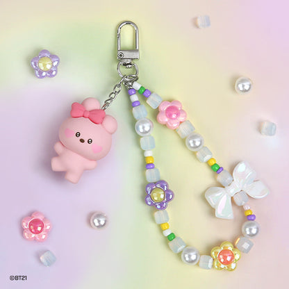 BTS BT21 Monopoly Beads Strap Keyring