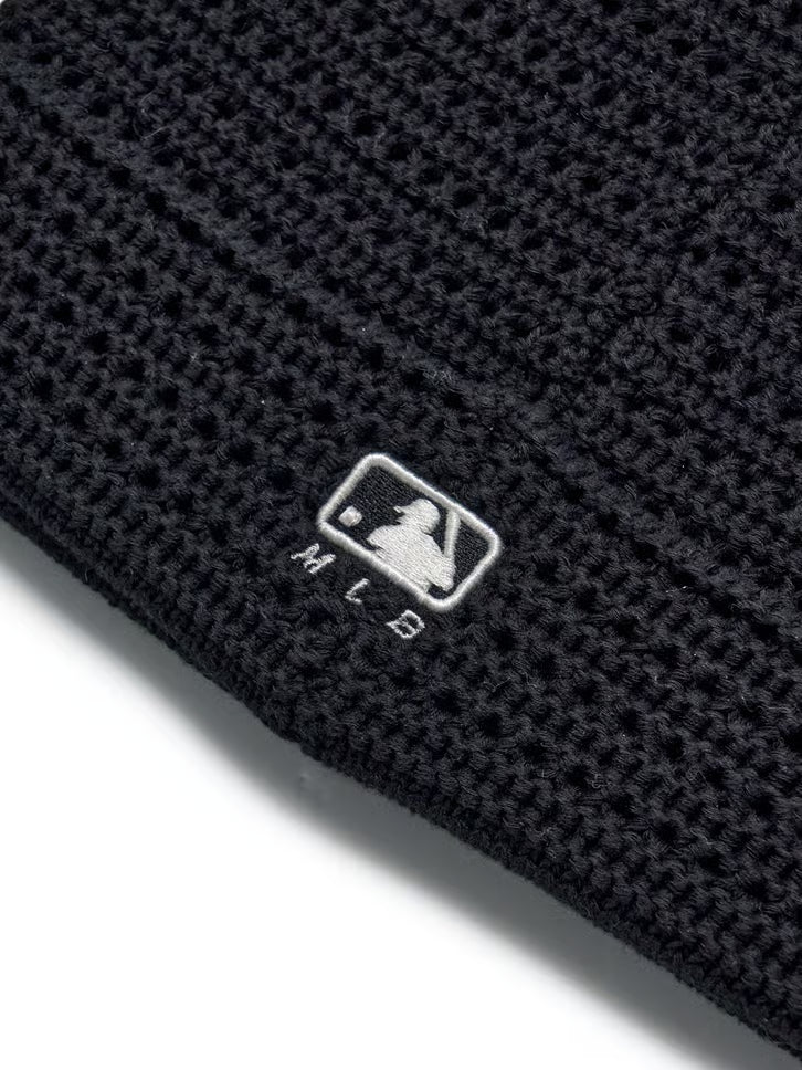 [Aespa Karina Pick] 26SS MLB Summer Crochet Meow Beanie Boston Red Sox
