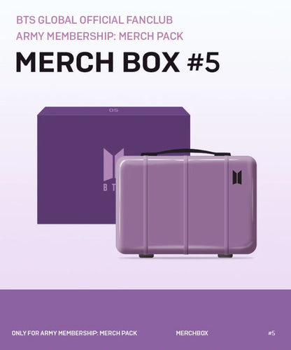 BTS MERCH BOX #5
