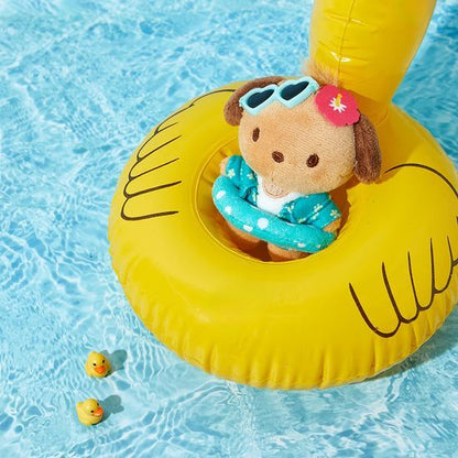 [Olive Young x Sanrio] 10x10 Plush Keyring (Tanning Sanrio Characters)