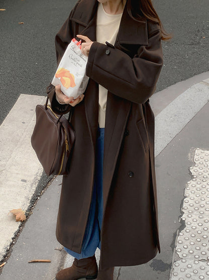 RIRINCO - Revond High-Neck Strap Long Coat (Quilted Lining)