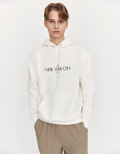 GIORDANO - [Worn by Byeon Woo-seok] Fleece Graphic Hoodie (Unisex)