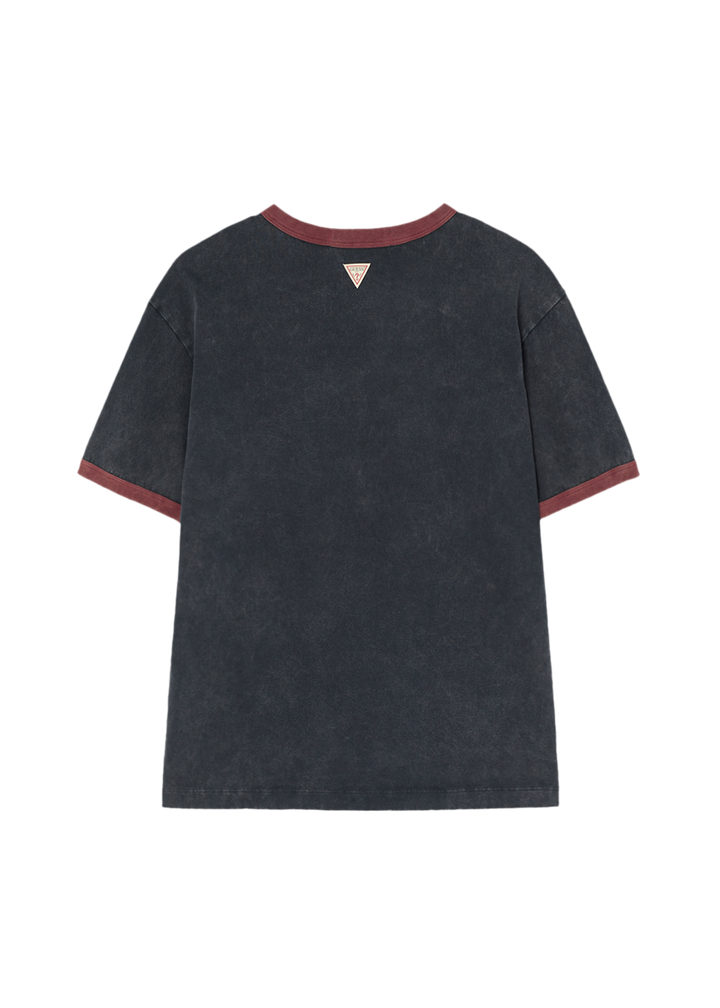 [Straykids Hyunjin Worn] 26 Summer Guess Unisex Star Ringer Short Sleeve T-shirt