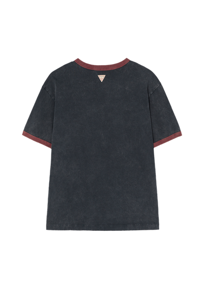[Straykids Hyunjin Worn] 26 Summer Guess Unisex Star Ringer Short Sleeve T-shirt