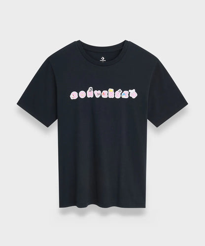 [Converse X Sanrio Characters] Sticker T-Shirt