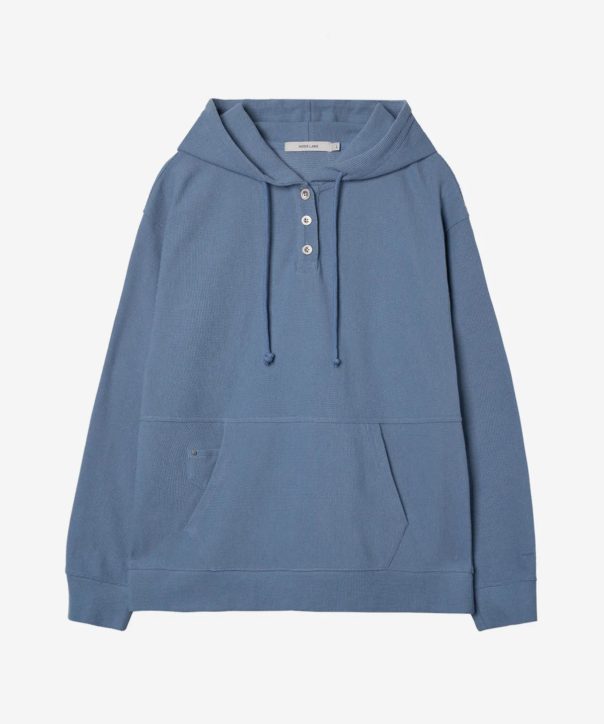 [BTS Jungkook Worn] NODE LABS DEV:10 Waffle Henley Neck Hoodie