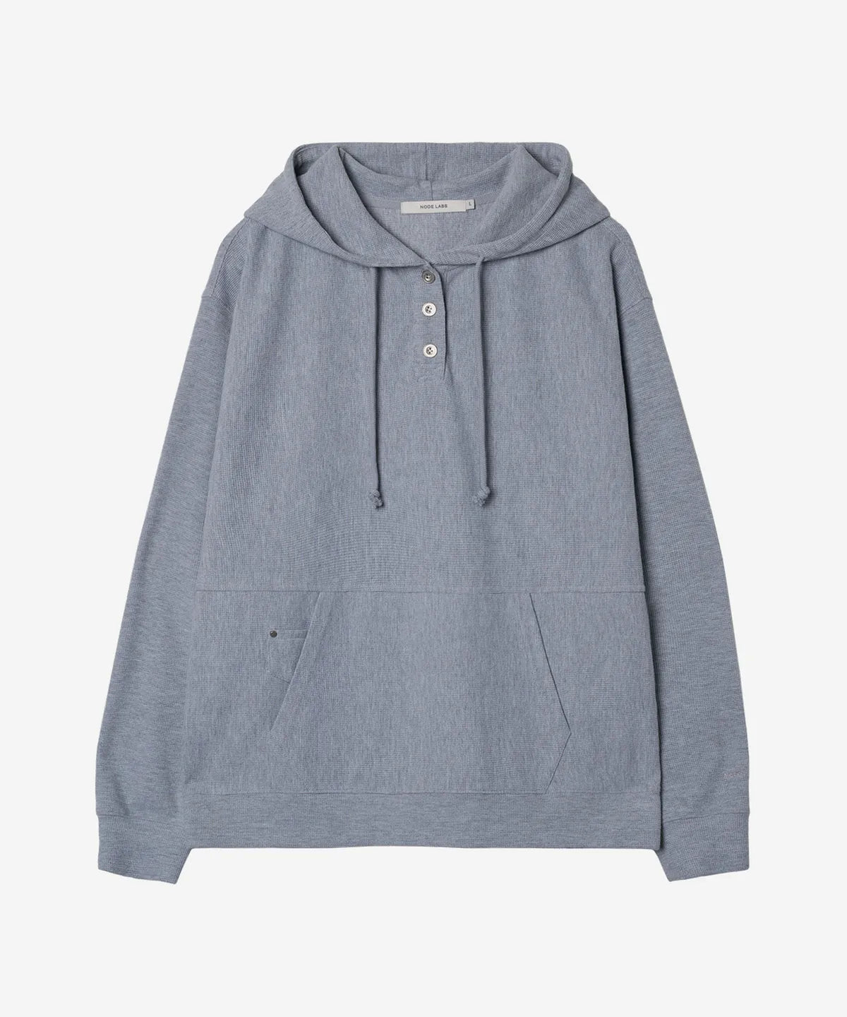 [BTS Jungkook Worn] NODE LABS DEV:10 Waffle Henley Neck Hoodie