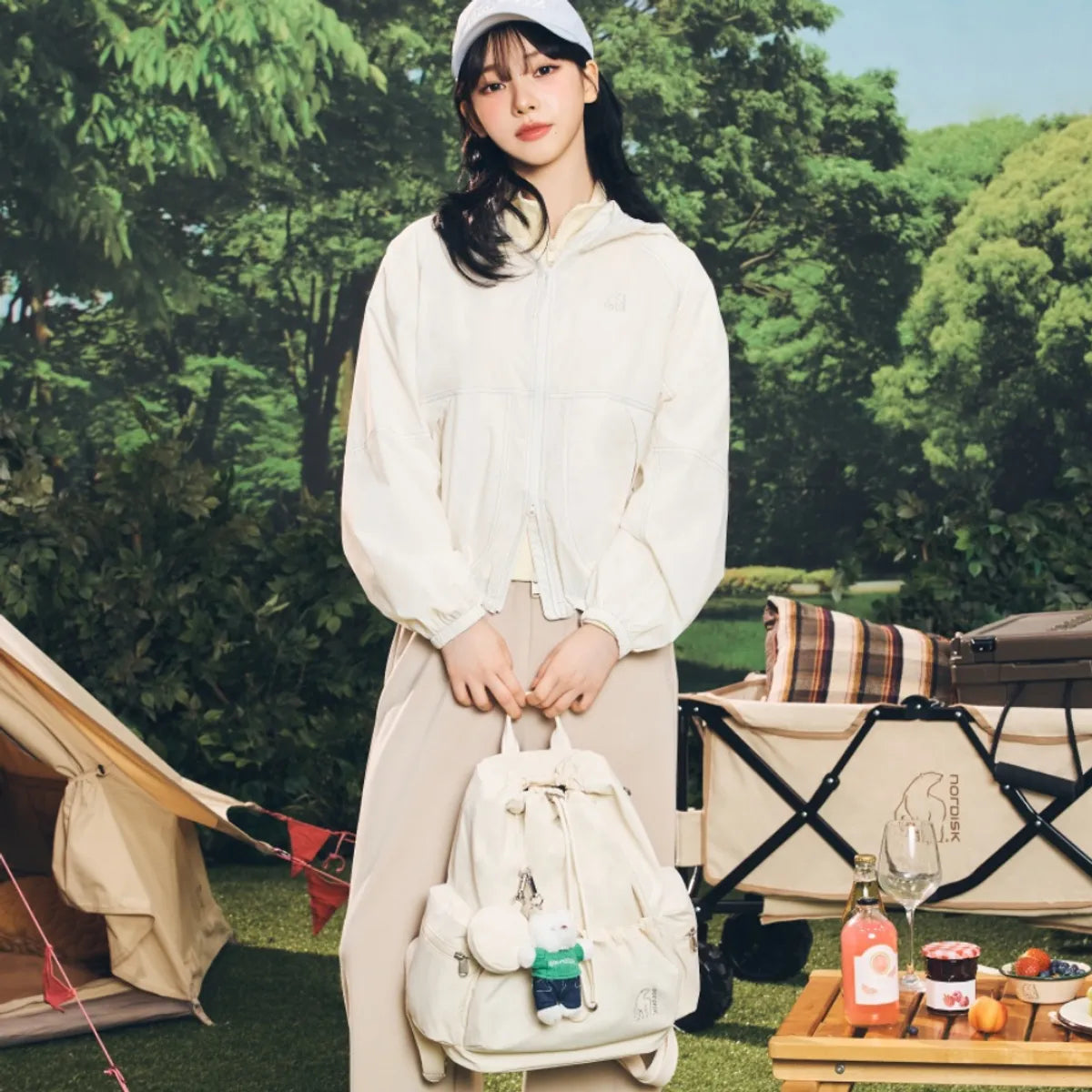 [Aespa Karina PIck] 26 Summer Nordisk Drawstring Flap Mini Backpack V2