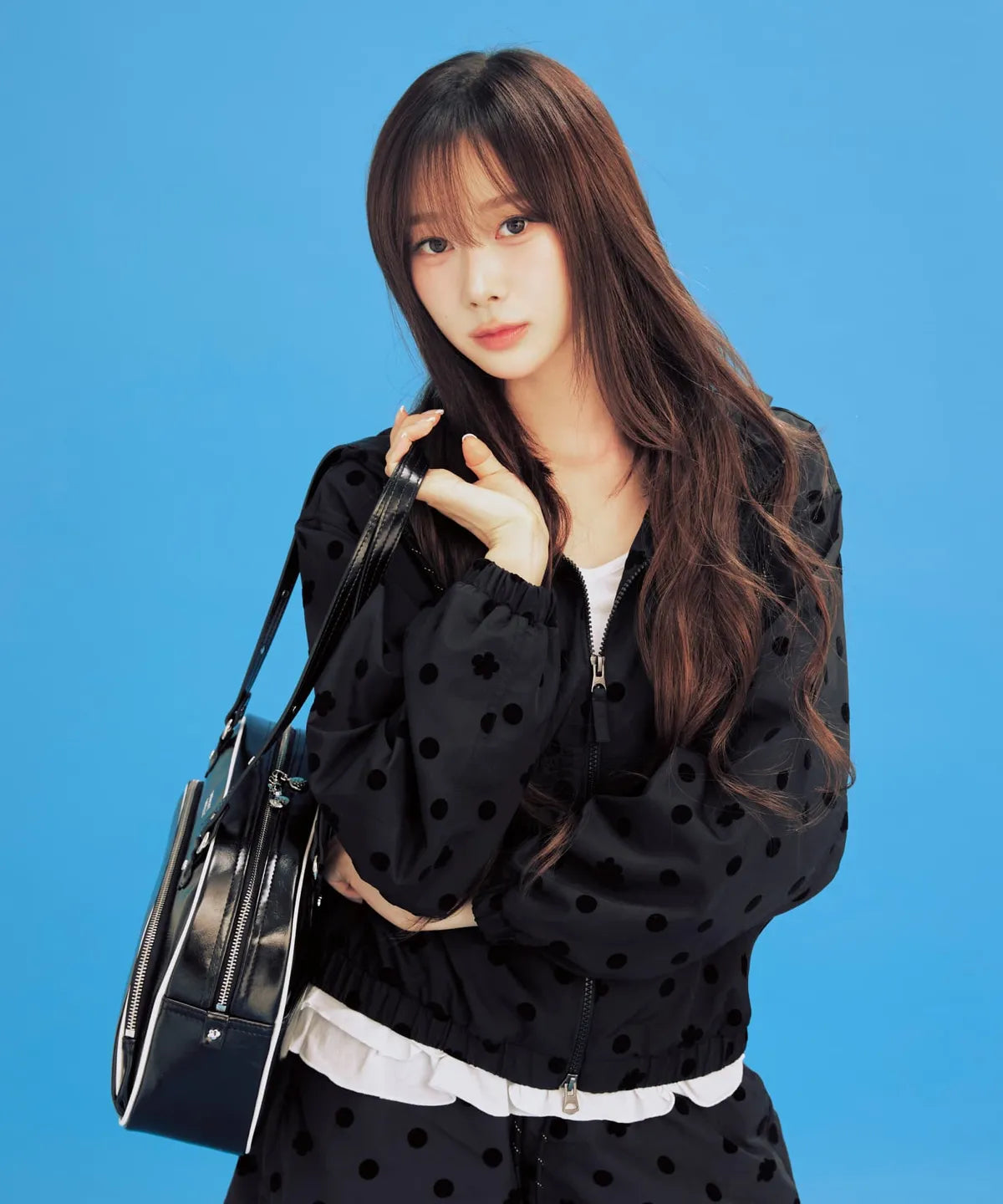 [Aespa Giselle Worn] 26SS Wacky Willy Women's School Bag Black