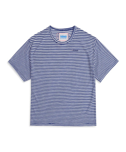 [BTS Jimin Worn] TUEWID Summer Shake Souvenir Tee In Stripe Sky Blue