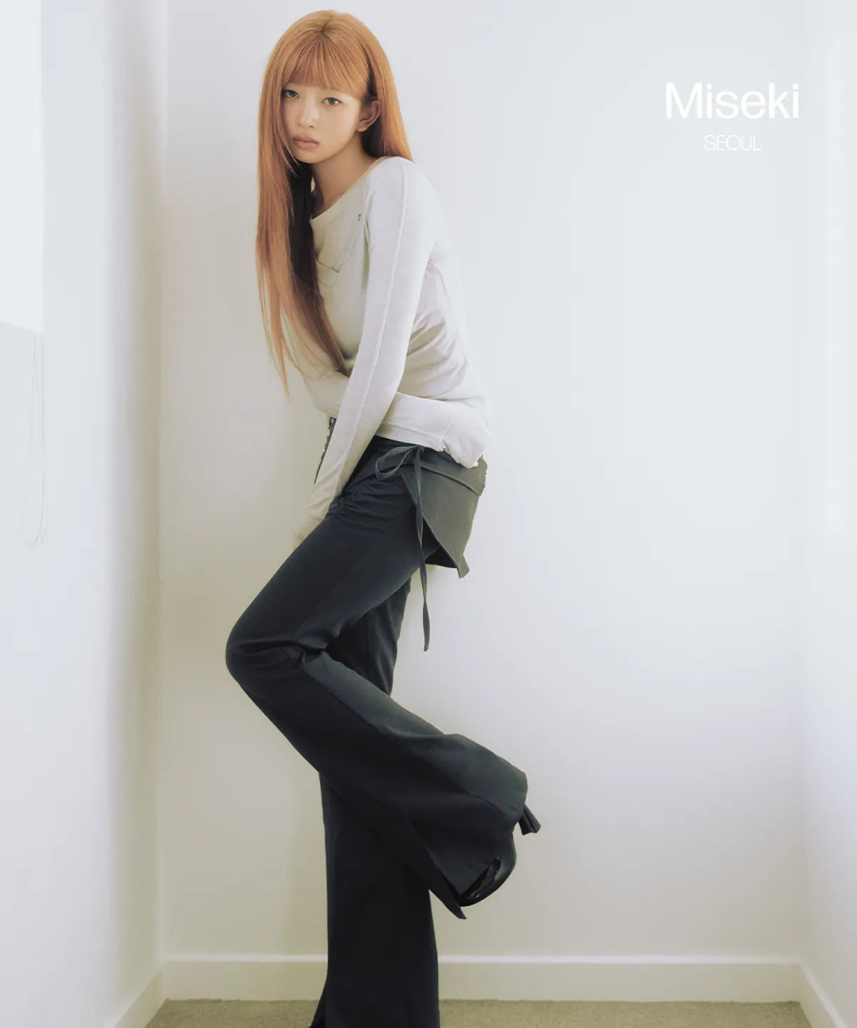 [Ive Rei Pick] Miseki Seoul Side Shirring String Mini Skirt Pants Set