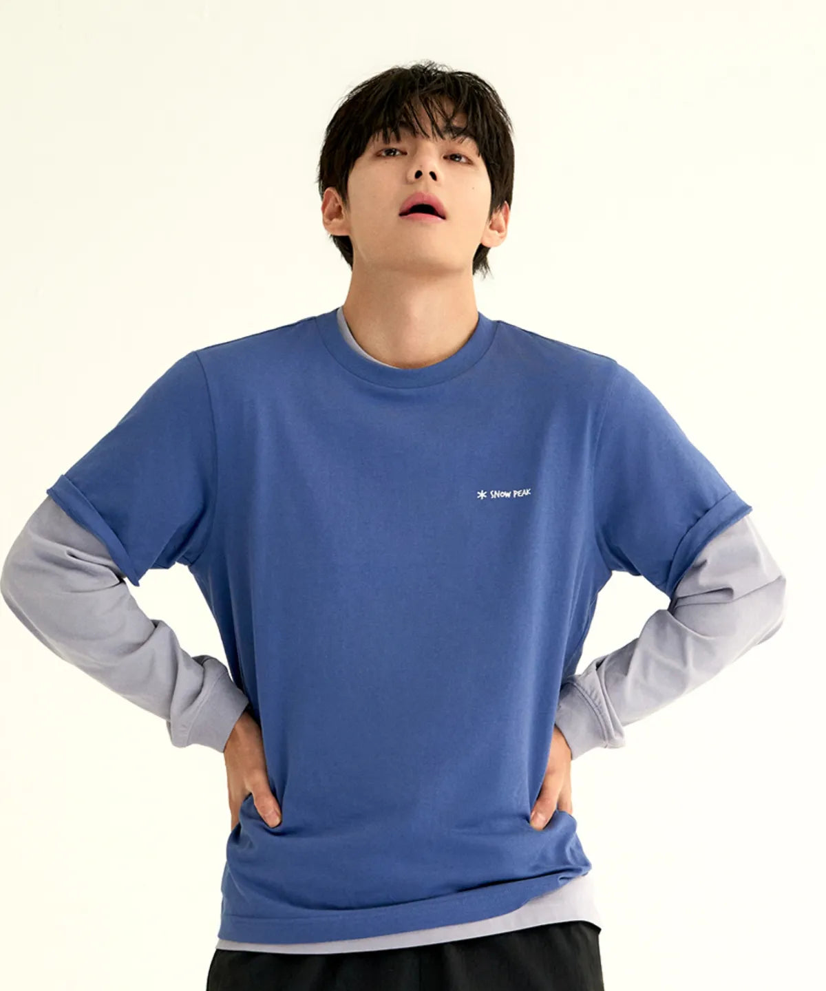[BTS V Pick] 26SS Snow Peak Cotton Camping Short Sleeve T-shirt