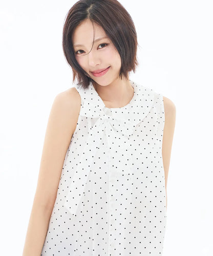 [SINGLE'S INFERNO KIM GO-EUN PICK] - ILLIGO Rope Flare Blouse