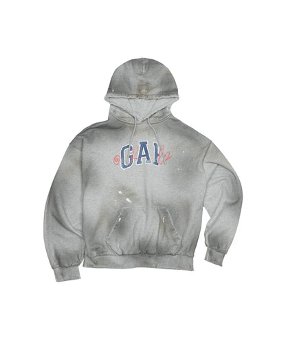 [Enhypen Jake Worn] Grailz GAAAAAP Parody Hoodie_ Gray