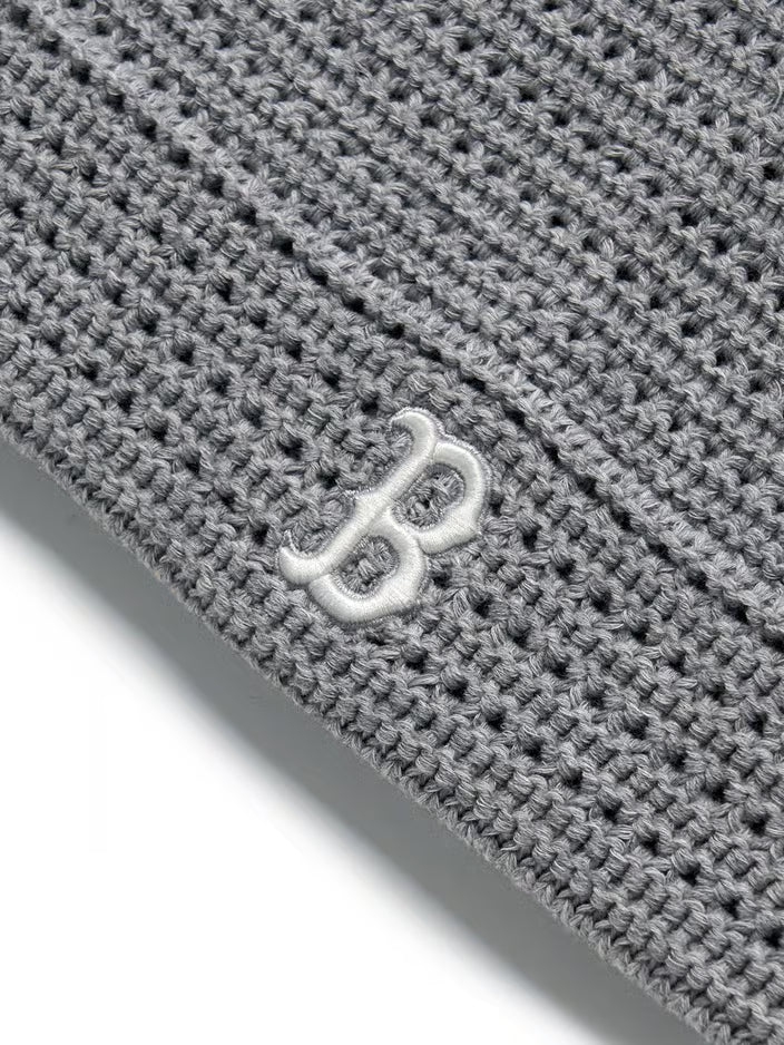 [Aespa Karina Pick] 26SS MLB Summer Crochet Meow Beanie Boston Red Sox