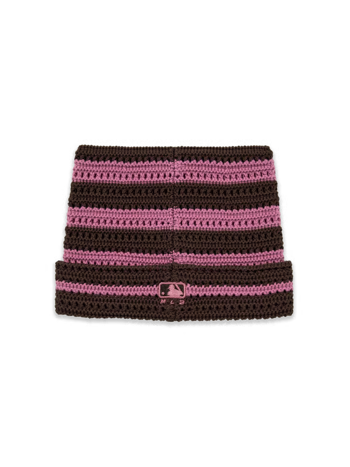 [Aespa Karina Pick 26 Summer] MLB Summer Stripe Meow Beanie