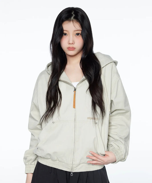 [Illit Pick] SUPERDRY Western Hooded Jacket Beige