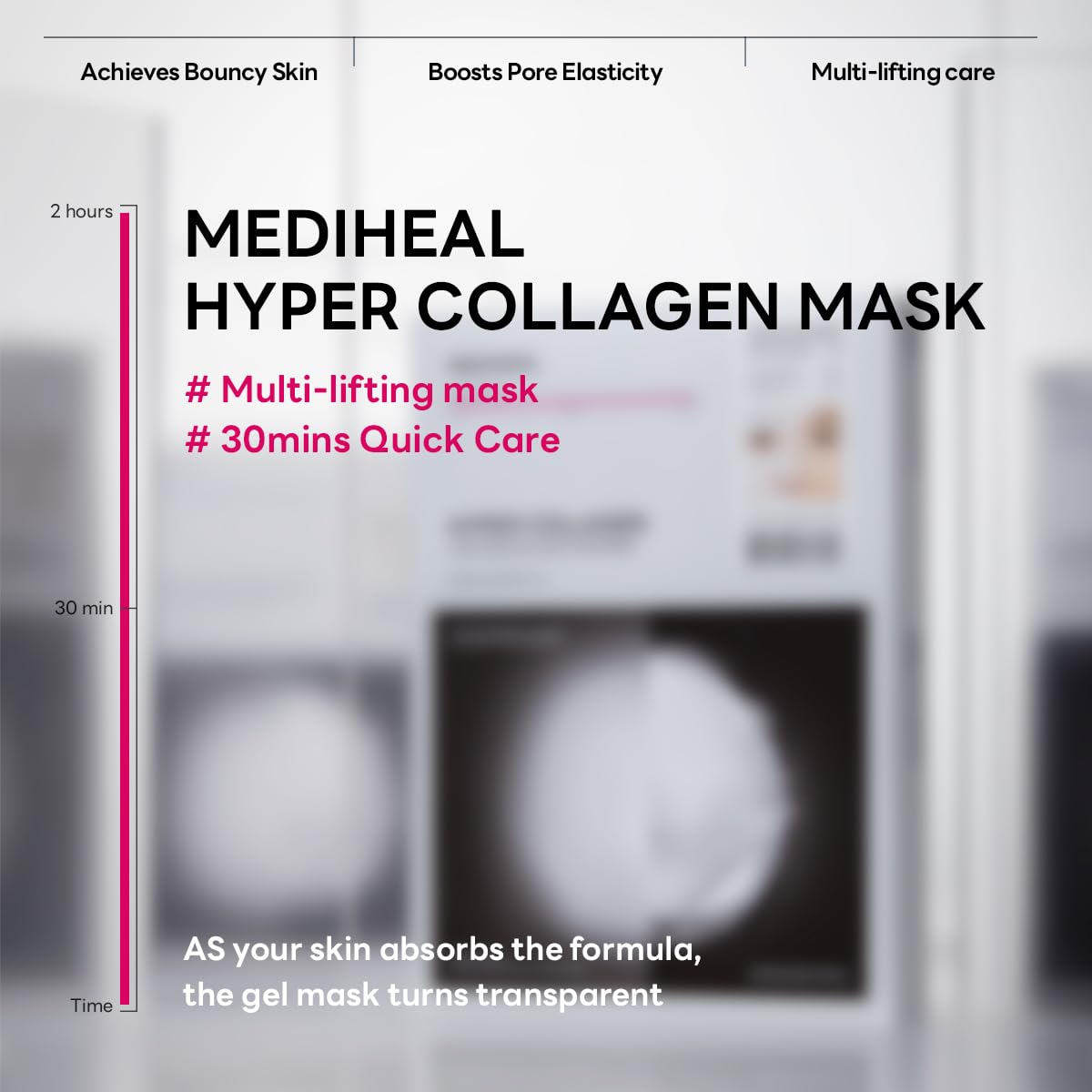 Mediheal [Gel Mask] Hyper Mask 1 sheet  (Collagen/Hyaluronic Acid)
