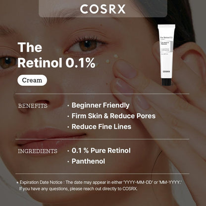 [NCT Mark Pick] COSRX The Retinol 0.1 Cream 20ml
