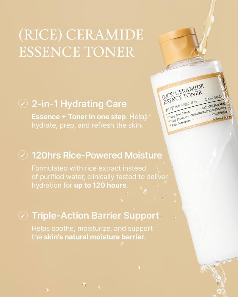 [Uhm Jung-hwa Pick /Moisturizing Glow] Fully Rice Ceramide Essence Toner 250ml