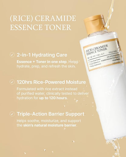 [Uhm Jung-hwa Pick /Moisturizing Glow] Fully Rice Ceramide Essence Toner 250ml