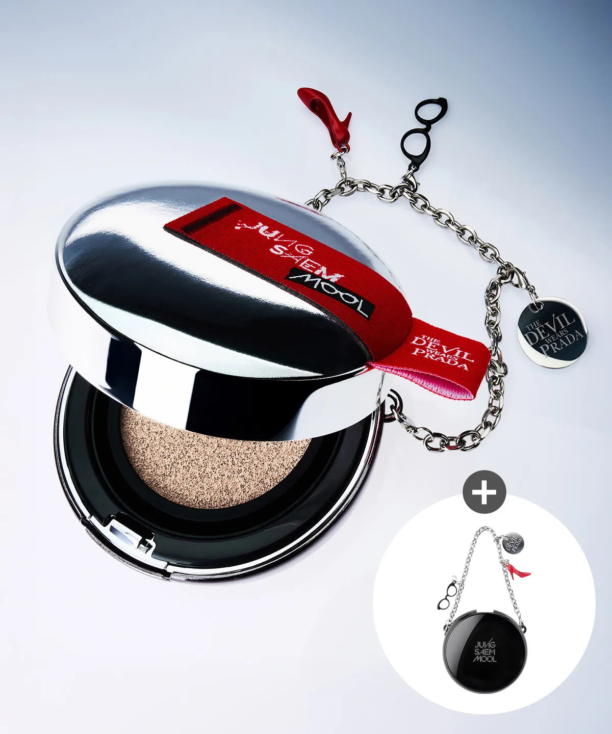 [Devil's Wear Prada 2 Edition] Jung Saem Mool Essential Skin Nuder Cushion with Gift ( (Refill + Cushion Case Cover)