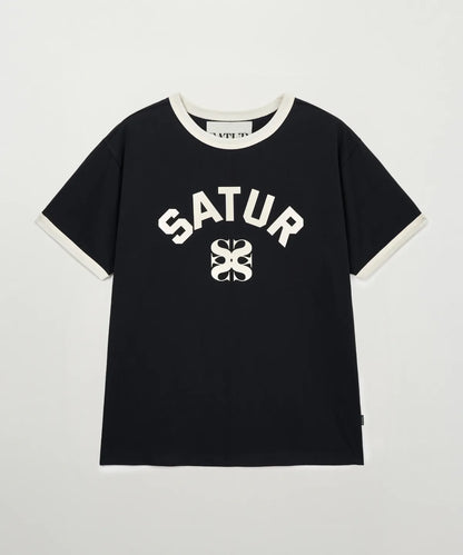 [Riize X Satur] 26 Summer  Arch Logo Ringer Short Sleeve T-shirt