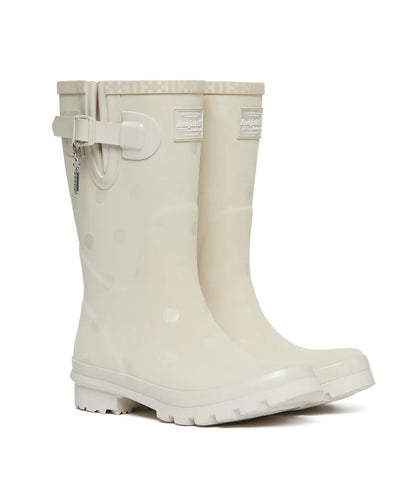ILLIT x ROCKFISH WEATHERWEAR - ORIGINAL RAIN BOOTS SHORT DOT (IVORY)
