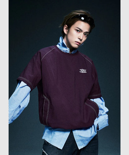 [TREASURE Asahi Pick] Umbro Crispy Taslan Short Sleeve Piste