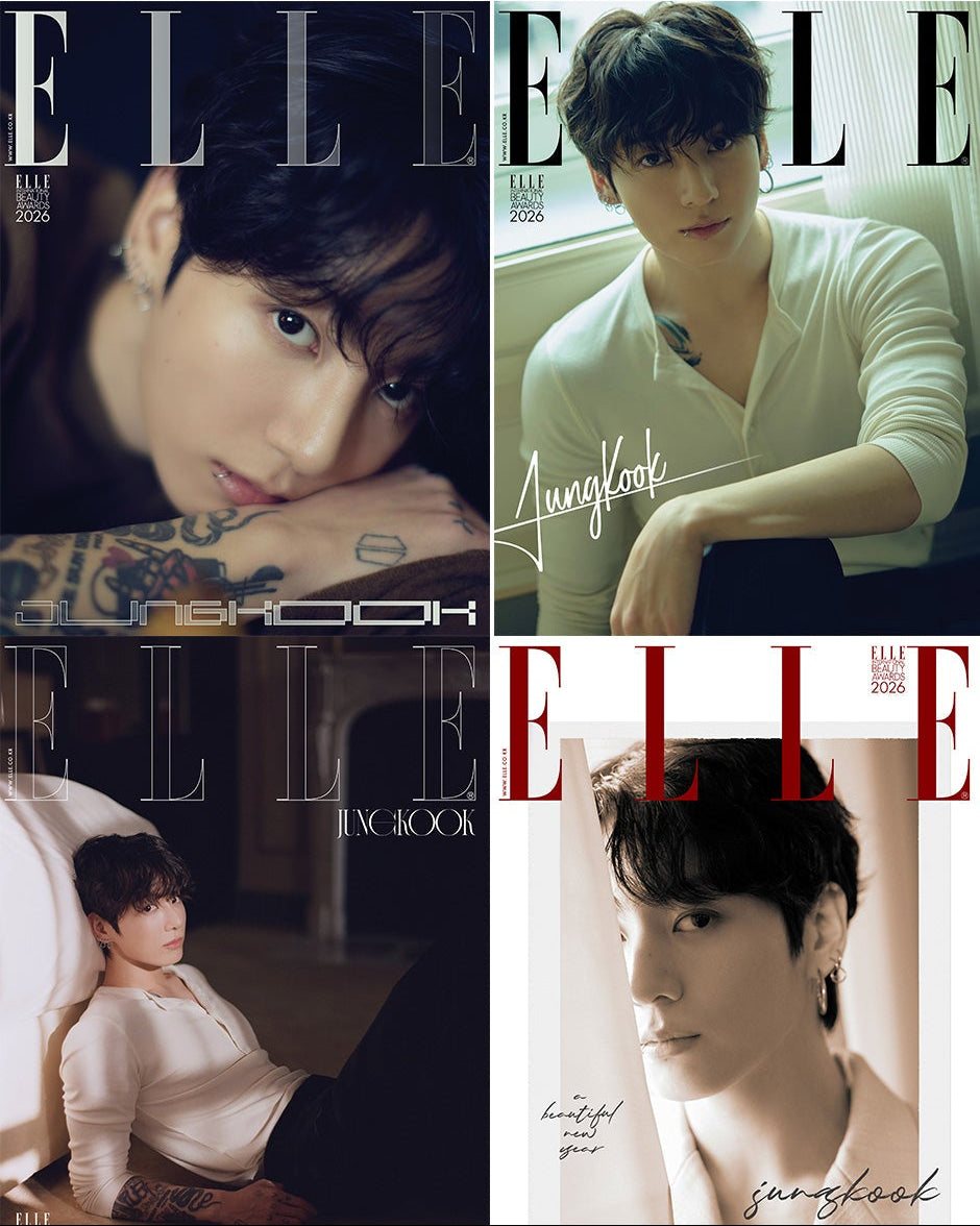 BTS Jungkook [JK]  - Elle January 2026 Magazine [9 Types]