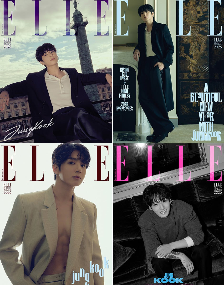 BTS Jungkook [JK]  - Elle January 2026 Magazine [9 Types]