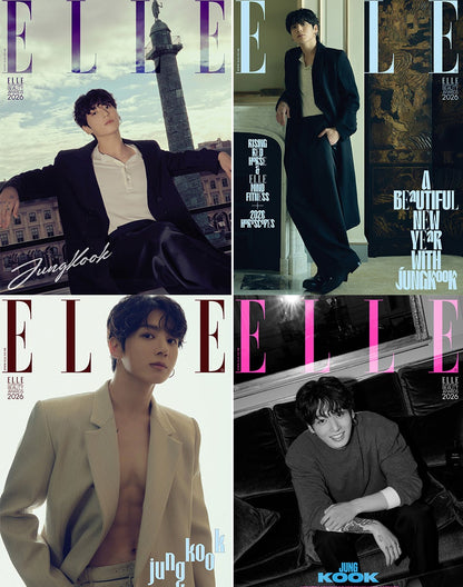 BTS Jungkook [JK]  - Elle January 2026 Magazine [9 Types]